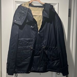 Mens authentic Burberry rain coat